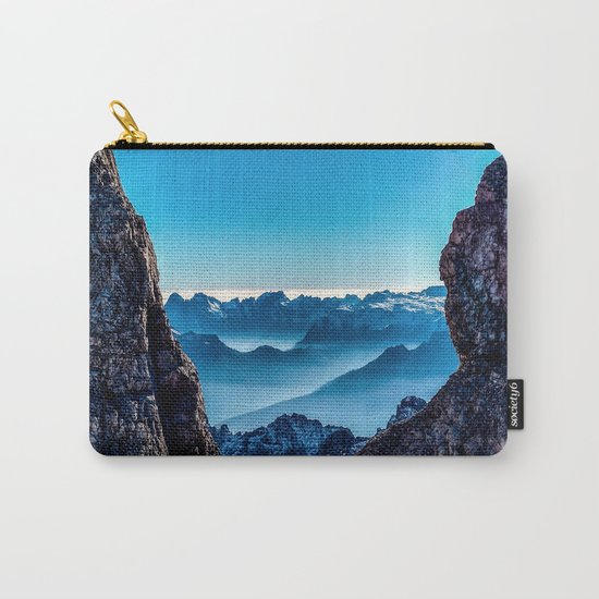 Moutain sky ice blue Carry-All Pouch