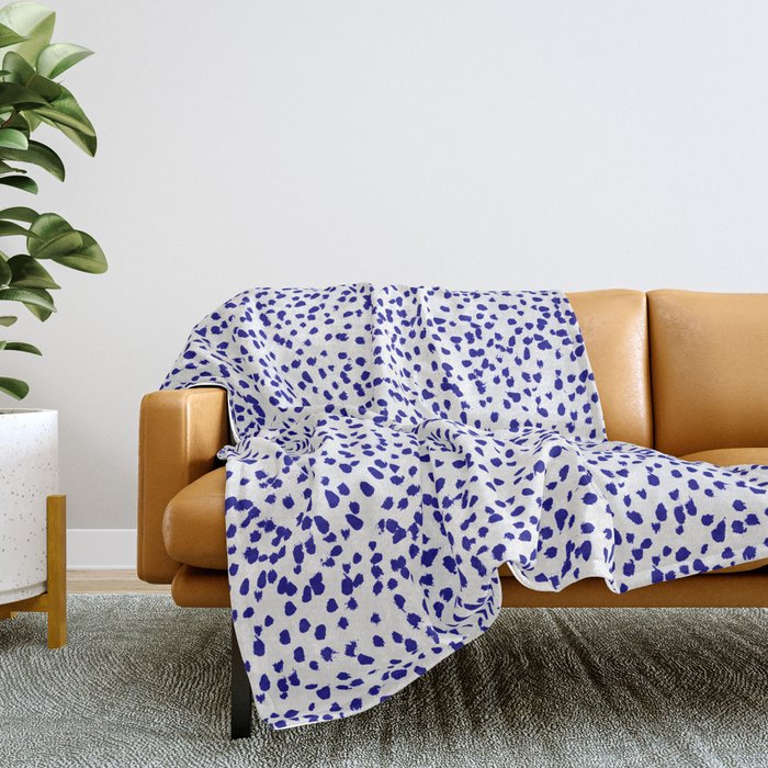 Dalmatian print throw deals