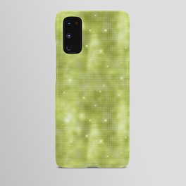 Glam Lime Diamond Shimmer Glitter Android Case