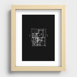 Doing my architecture job Recessed Framed Print