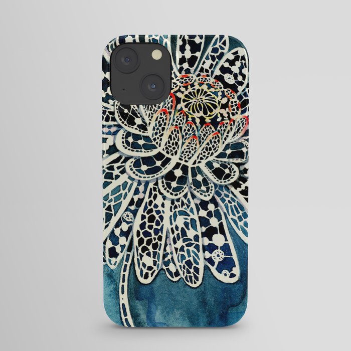 Flower Paintings: Lace Flower iPhone Case