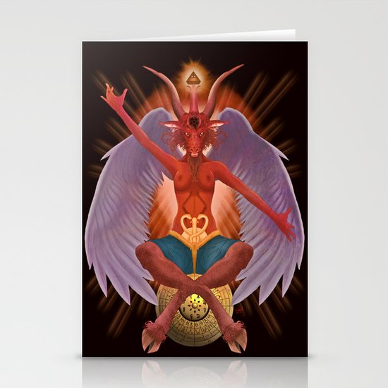 The Baphomet Stationery Cards