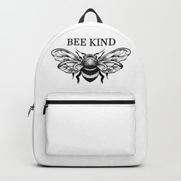 bee kind Backpack | Honey, Kindness, Savethebees, Ink, Bumblebee, Beekindink, Nature, Beeyourself, Honeybee, Funnybee 