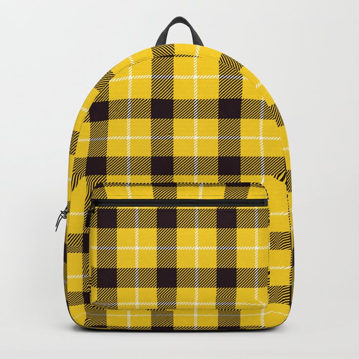 plaid backpack