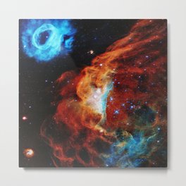 Blazing Starbirth Metal Print | Galaxy, Anniversary, Stscl, Photo, Cosmos, Stars, Nasa, Celebrates, Hubble, Digital 