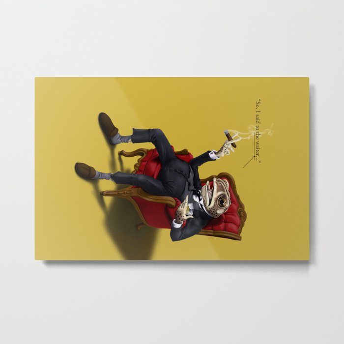 Fly in My Soup (Colour) Metal Print