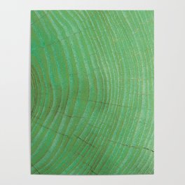 Green wood Poster