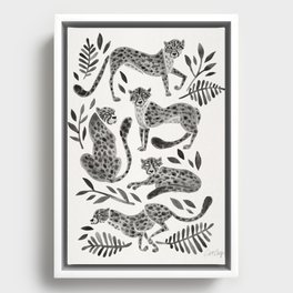 Cheetah Collection – Black Framed Canvas