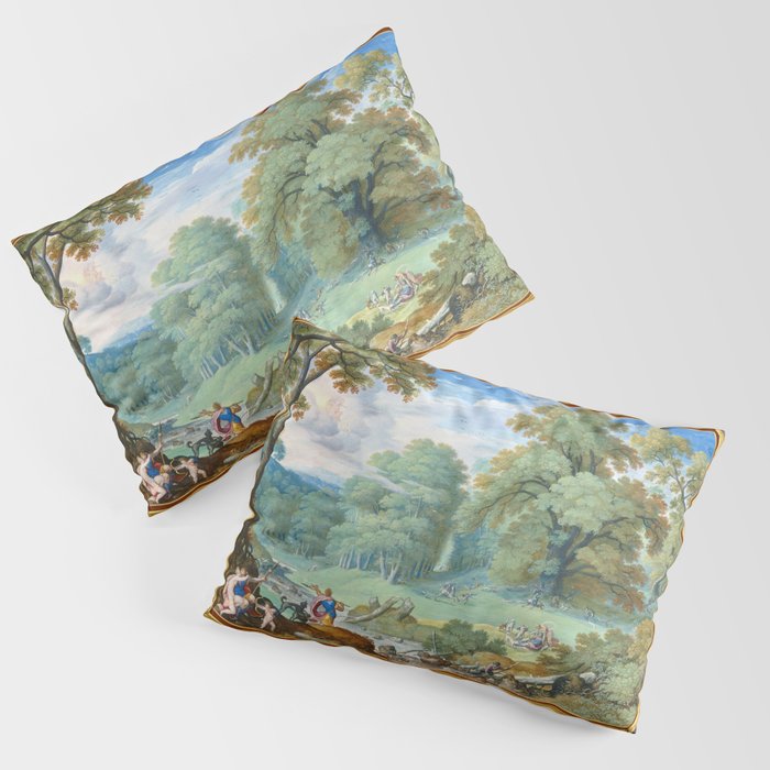  Landscape with the Story of Venus and Adonis 1589  Pillow Sham