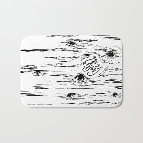 Curious Birch Bath Mat