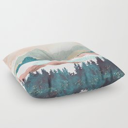 Lake Sunrise II Floor Pillow