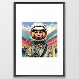Here They Come Again Framed Art Print
