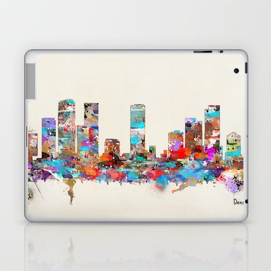 Denver Colorado skyline Laptop & iPad Skin