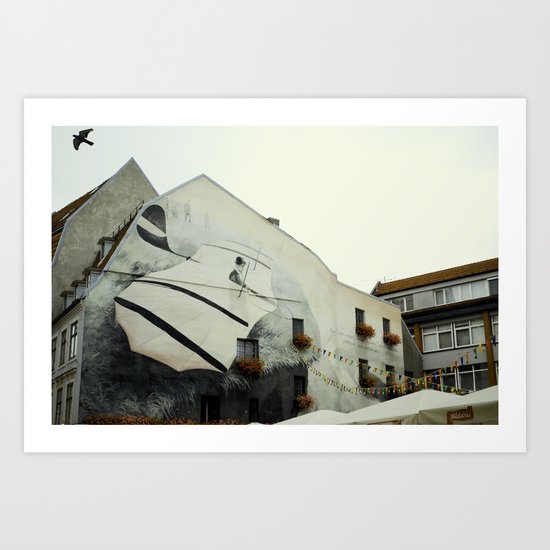 Riga fasade Art Print