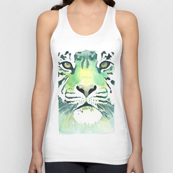 Green Tiger Unisex Tank Top