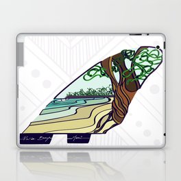 Hawaiian Skegs - Pa'ia Laptop & iPad Skin