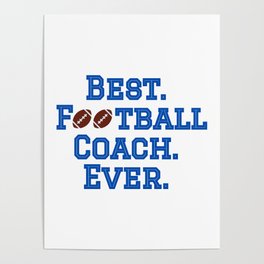 Best Football Coach Poster
