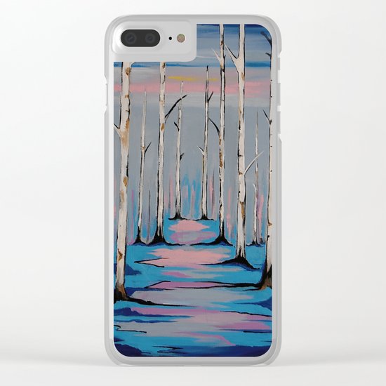 Nature and the Blues Clear iPhone Case