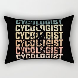 Cycologist definition funny cyclist quote Rectangular Pillow