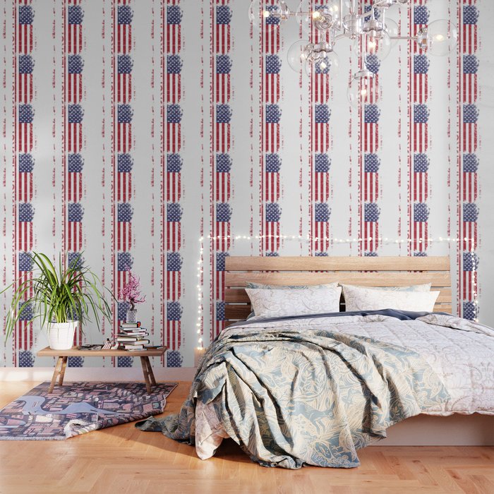 American Flag Badass Drummer Wallpaper By Brilliant Design Society6