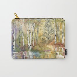 Lazy Day on Swan Lake Carry-All Pouch