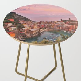 Amalfi Coast, Italy, Ocean Sunset Side Table