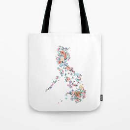 Let Hope Bloom-Philippine Map-Santan Tote Bag