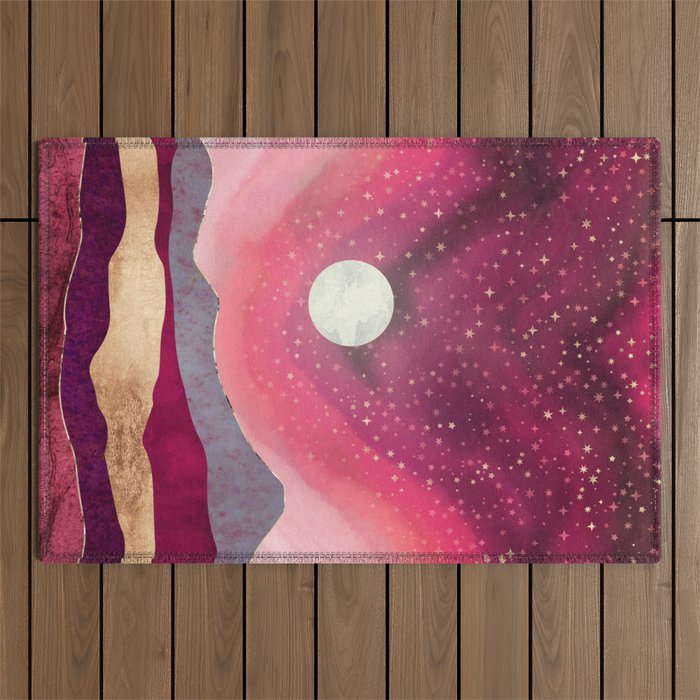 Scarlet Night Outdoor Rug