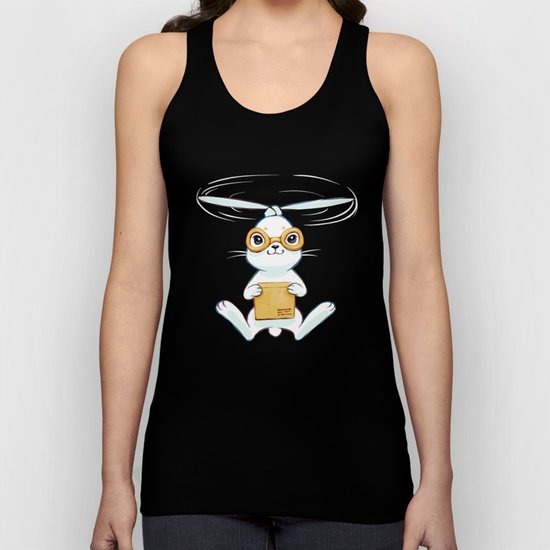 Postal Bunny Unisex Tank Top