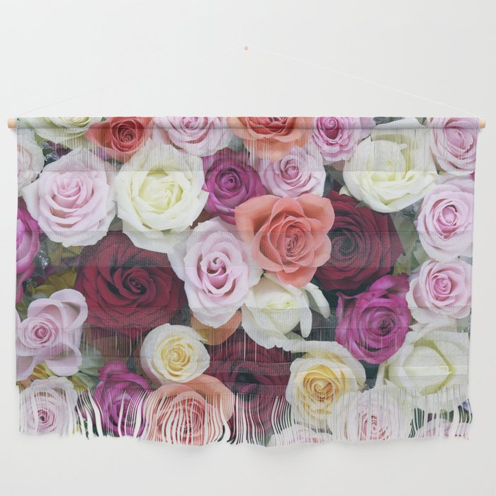 Bunches of Beautiful Roses Wall Hanging