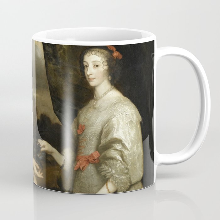 Sir Anthony van Dyck "Double portrait of Charles I and Queen Henrietta Maria" Coffee Mug