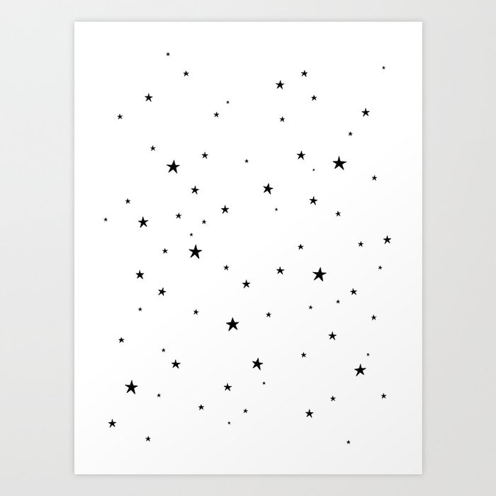 Society6 ケース Moon and stars by Inmyfantasia Whimsical Celestial Moon and Stars Poster - 1990s Inspired