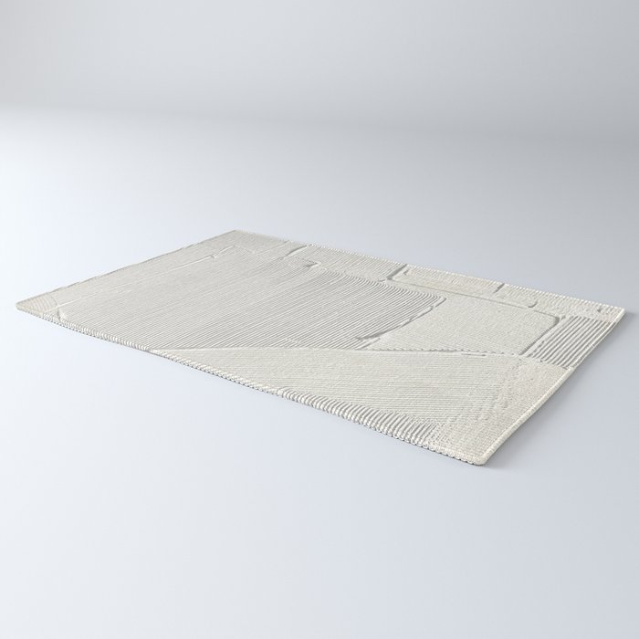 Relief [2]: an abstract, textured piece in white by Alyssa Hamilton Art