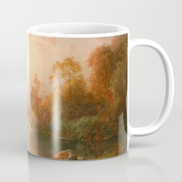Frederic Edwin Church - Autumn - Hudson River School Oil Painting Coffee Mug