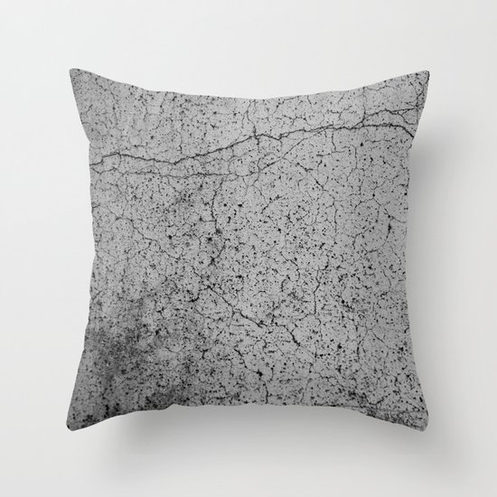 concrete 8 Throw Pillow