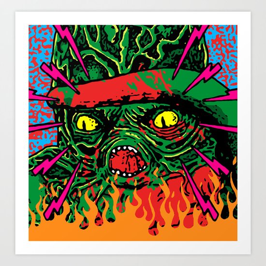 Octaman! Art Print