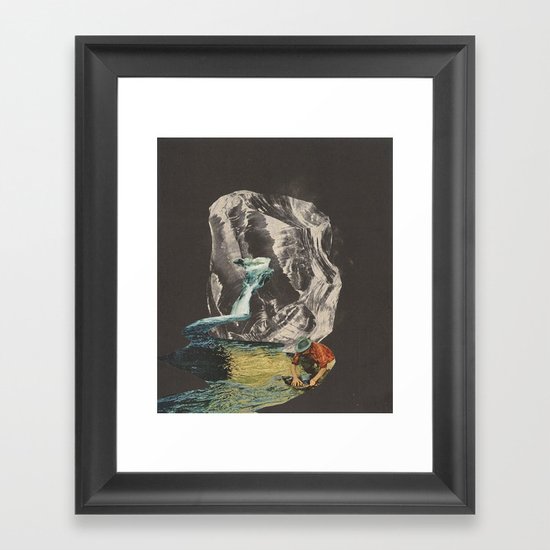 upstream Framed Art Print