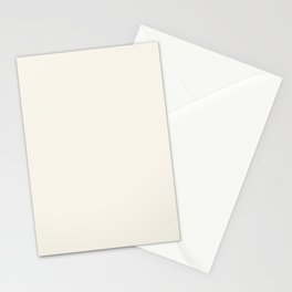 White Linen Stationery Card