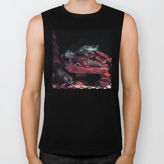 Fish on the Barbie Biker Tank