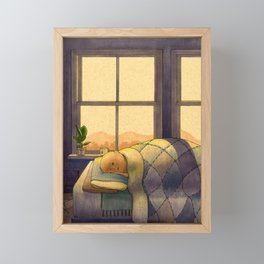 Nap Framed Mini Art Print