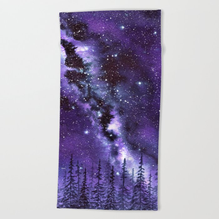 Purple Payne S Grey Milky Way Galaxy Watercolor Landscape