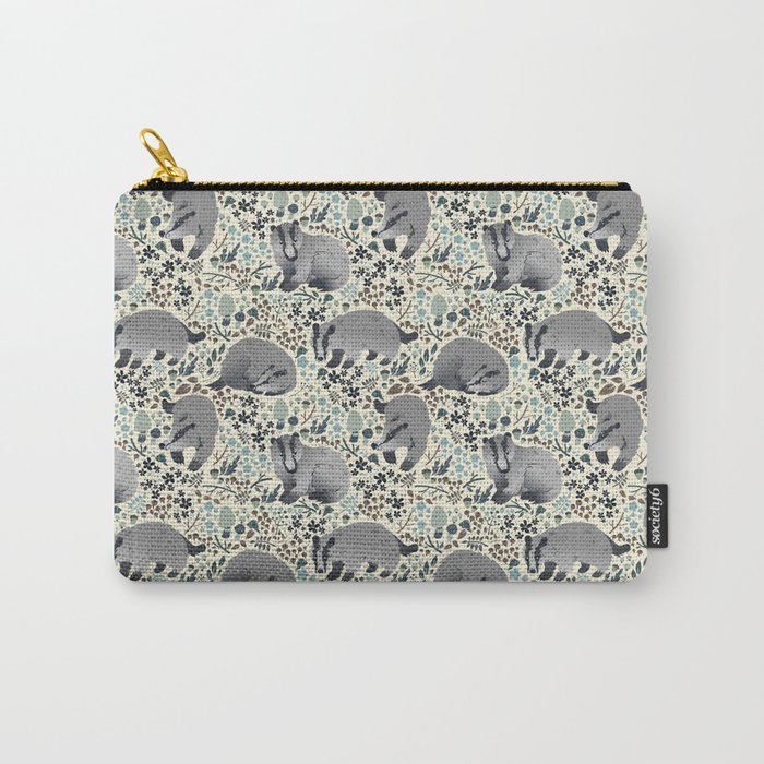 Badger pattern Carry-All Pouch