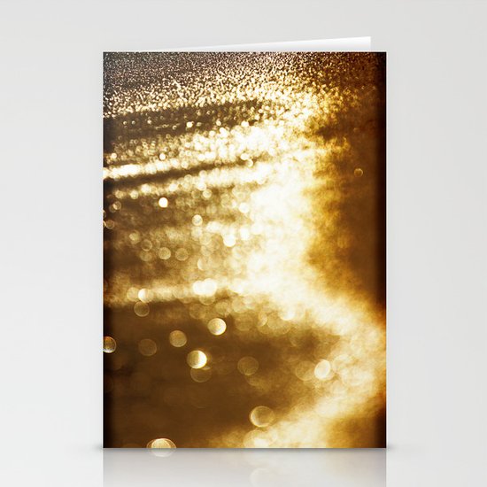 spun gold Stationery Cards