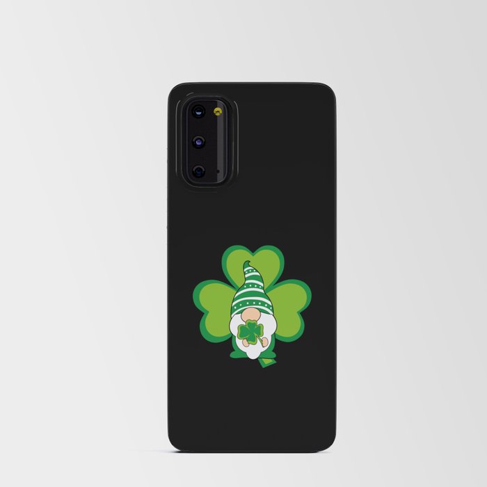 St Patricks Day Gnome Irish Shamrock Android Card Case