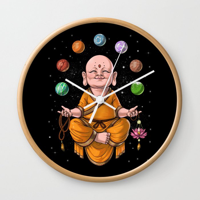 Baby Buddha Wall Clock