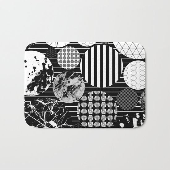 Eclectic Circles II Bath Mat