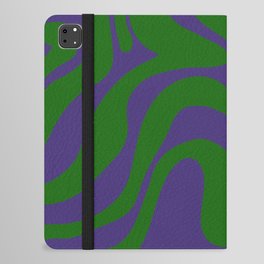 29 Abstract Swirl Shapes 220711 Valourine Digital Design iPad Folio Case