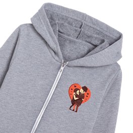 Every day is valentine's day Kids Zip Hoodie
