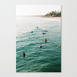 San Clemente Surf Canvas Print