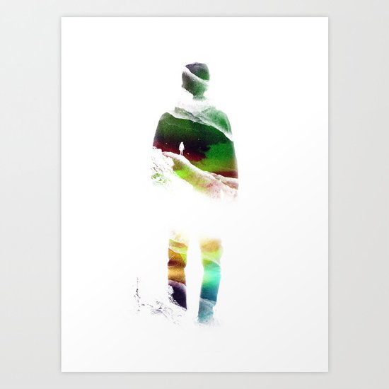 Lucid isolation Art Print